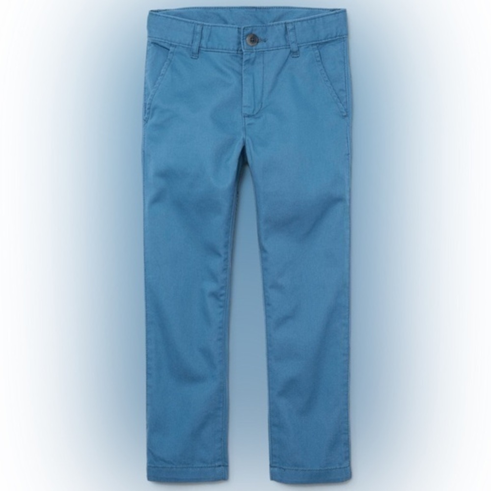 3 Pairs Boys Uniform Stretch Straight Chino Pants